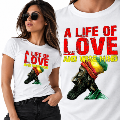 KOSZULKA DAMA  LOVE RASTA